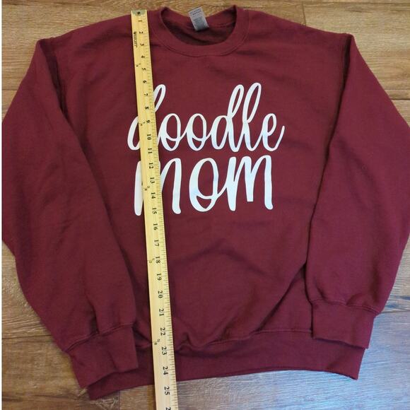 Doodle Mom Adult Medium Pullover Sweatshirt Art Mother Grandma Christmas Holiday - Picture 4 of 6
